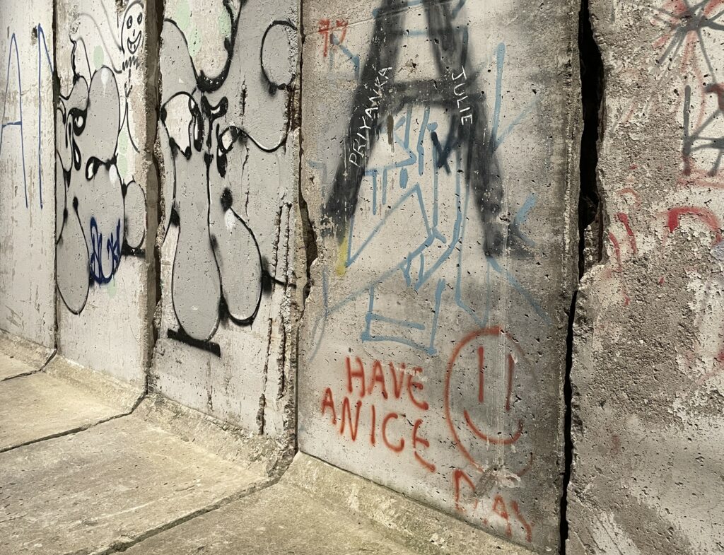 Fragmento original del Muro de Berlín.